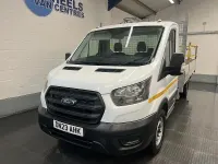 Used Ford Transit 130 HP (95 kW) 2023 White Cabriolet
