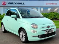 Used Fiat 500 Lounge 69 HP (50 kW) 2018 Green Hatchback
