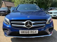 Used Mercedes GLC250 AMG line 211 HP (155 kW) 2018 Blue SUV
