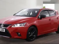 Used Lexus CT200h Sport Line 2016 Red/black Hatchback