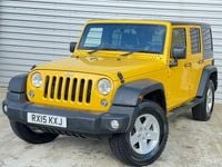 Begagnad Jeep Wrangler Rubicon 285 HK (209 kW) 2015 Gul SUV
