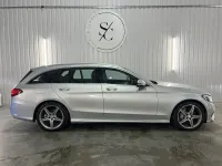 Usado Mercedes C200 AMG line 2017 Plateado Familiar