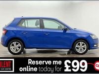 Used Skoda Fabia SE 58 HP (42 kW) 2021 Blue Hatchback