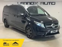 Used Mercedes V300 AMG line 2021 Black MPV