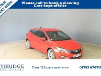 Used Vauxhall Astra SRi 100 HP (73 kW) 2018 Red Hatchback
