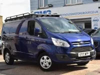 Used Ford Transit Custom Limited 130 HP (95 kW) 2017 Blue Van