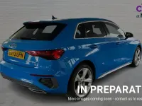 Used Audi A3 e-tron S-Line 204 HP (150 kW) 2023 Blue Hatchback