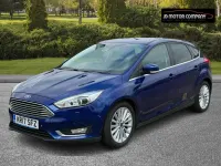Used Ford Focus Titanium X 125 HP (91 kW) 2017 Blue Hatchback