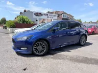 Used Ford Focus ST-Line 140 HP (102 kW) 2018 Blue Hatchback