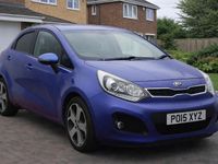Used Kia Rio 2015 Blue Hatchback