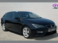 Used Seat Leon FR 128 HP (94 kW) 2018 Black Estate