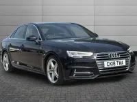 Used Audi A4 S-Line 150 HP (110 kW) 2018 Black Sedan
