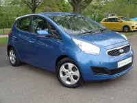 Used Kia Venga 125 HP (91 kW) 2015 Planet blue metallic Hatchback
