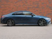 Used Mercedes CLA180 AMG Line Premium 136 HP (100 kW) 2023 Blue Coupe