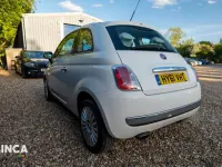 Usado Fiat 500 Lounge 85 HP (62 kW) 2012 Branco Citadino