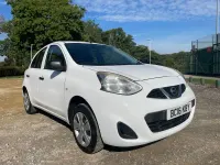 Used Nissan Micra Visia 2016 White Hatchback