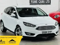 Used Ford Focus Zetec 125 HP (91 kW) 2016 White Hatchback