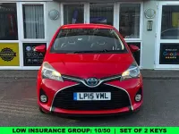 Used Toyota Yaris 101 HP (74 kW) 2015 Red Hatchback