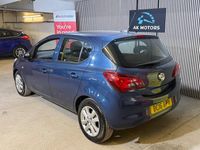 Used Vauxhall Corsa Design Edition 90 HP (66 kW) 2016 Blue Hatchback