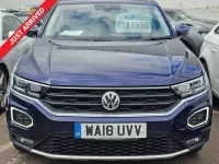 Used VW T-Roc SEL 150 HP (110 kW) 2018 Blue SUV