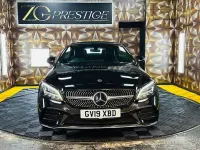 Używany Mercedes C220 AMG line 194 KM (142 kW) 2019 Czarny Kabriolet