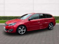 Used Peugeot 308 GT-line 150 HP (110 kW) 2017 Red Estate