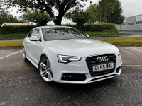 Used Audi A5 Sportback S-Line 190 HP (139 kW) 2016 White Hatchback