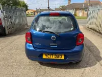 Used Nissan Micra 80 HP (58 kW) 2017 Blue Hatchback