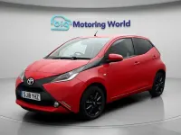 Used Toyota Aygo x-style 69 HP (50 kW) 2018 Red Hatchback