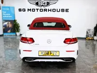 Used Mercedes C200 AMG Line Premium Plus 2018 White Cabriolet