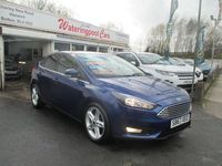 Używany Ford Focus Zetec 125 KM (91 kW) 2017 Niebieski Hatchback