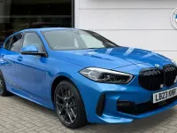 Used BMW 118 M Sport 134 HP (98 kW) 2023 Blue Hatchback