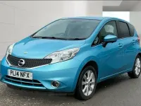 Used Nissan Note S 98 HP (72 kW) 2014 Blue Hatchback