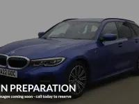 Begagnad BMW 320 M Sport 184 HK (135 kW) 2022 Blå Kombi