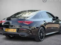 Used Mercedes CLA220 AMG line 190 HP (139 kW) 2022 Black Coupe