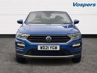Used VW T-Roc Cabriolet Design 110 HP (80 kW) 2021 Blue Cabriolet