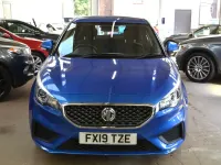 Used MG MG3 Excite 106 HP (77 kW) 2019 Blue Hatchback