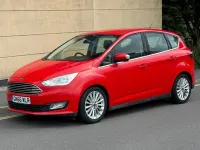 Used Ford C-MAX Titanium 125 HP (91 kW) 2016 Red MPV