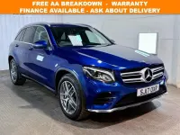 Käytetty Mercedes GLC220 AMG line 170 HP (125 kW) 2017 Sininen Katumaasturi