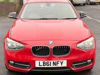 Used BMW 118 Sport Line 2012 Red Hatchback
