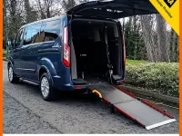 Used Ford Tourneo Custom Titanium 130 HP (95 kW) 2021 Blue Van