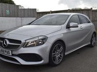 Used Mercedes A200 AMG line 136 HP (100 kW) 2018 Silver Hatchback