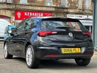 Used Vauxhall Astra Design Edition 110 HP (80 kW) 2016 Black Hatchback