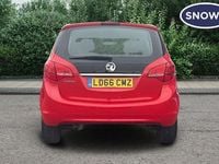Used Vauxhall Meriva 101 HP (74 kW) 2016 Red MPV
