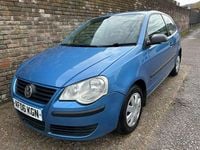 Begagnad VW Polo 65 HK (47 kW) 2006 Blå Halvkombi