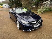 Used Mercedes E350 AMG line 2016 Blue Cabriolet