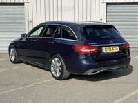 Used Mercedes C350e 2018 Blue Estate