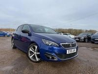 Used Peugeot 308 GT-line 115 HP (84 kW) 2015 Blue Hatchback