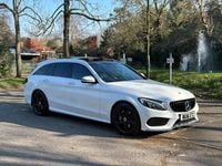 Used Mercedes C220 AMG Line Premium Plus 2016 White Estate