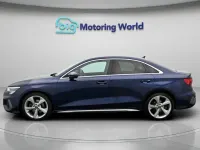 Used Audi A3 S-Line 150 HP (110 kW) 2021 Blue Sedan